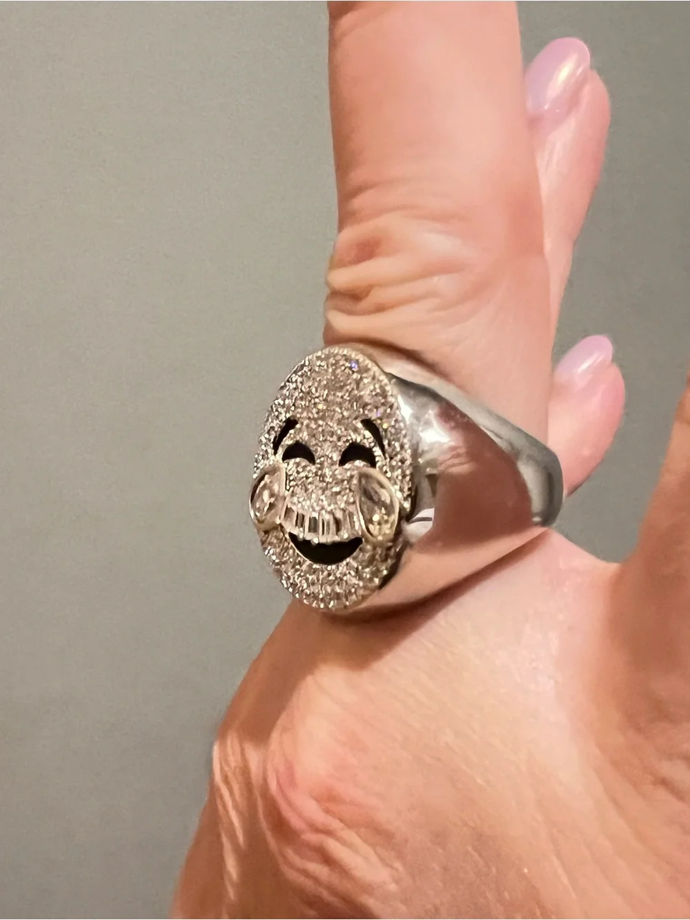 N/A sparkling silver
